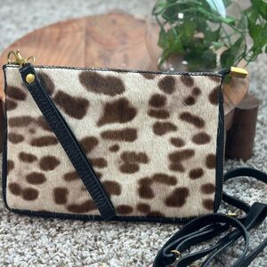 Real Genuine leather Made in Italy crossbody bag
